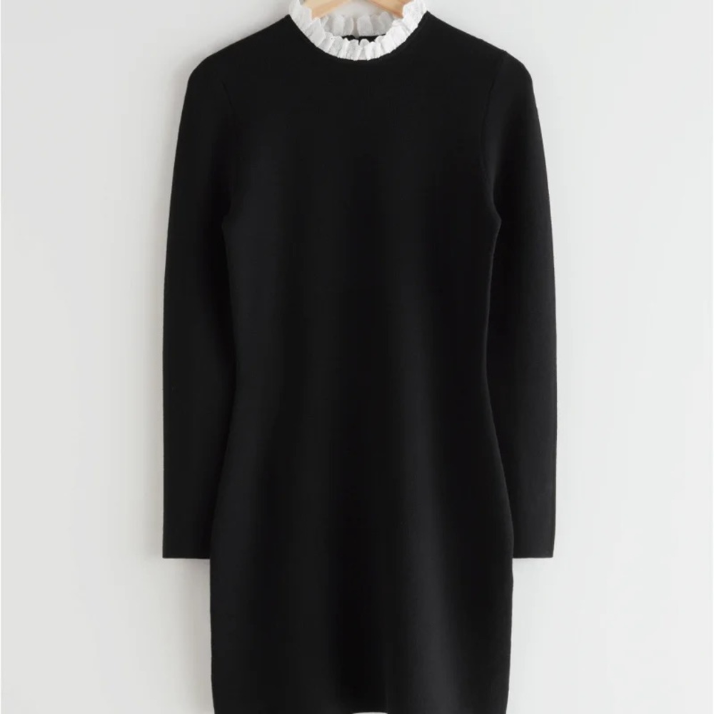 Other Stories Jacquard mini dress